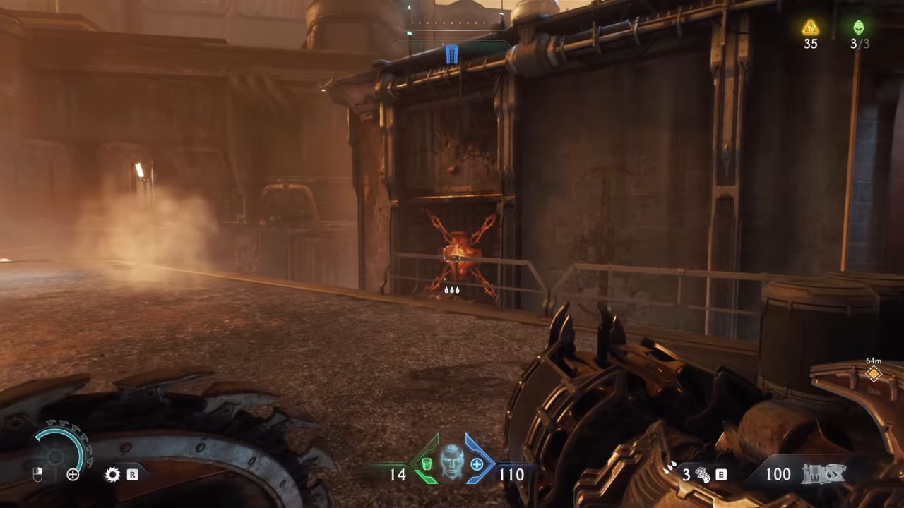 Doom, The Dark Ages Guide, Hebeth Flame Door Puzzle Solution, Throw Shield, Puzzle Area, Mechanism 