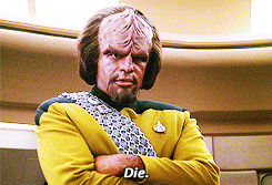 Worf suggests Q to die