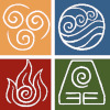 The Four Elements from Avatar The Last Airbender