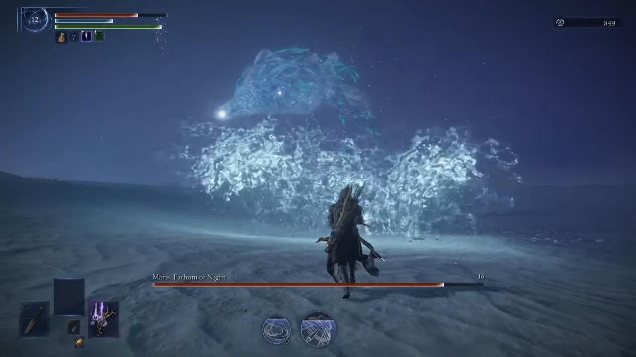 Elden Ring Nightreign, Nightreign Guide, How To Beat Augur (Maris, Fathom of Night) In Boss Fight, PS5, Gameplay, Screenshot, NoobFeed